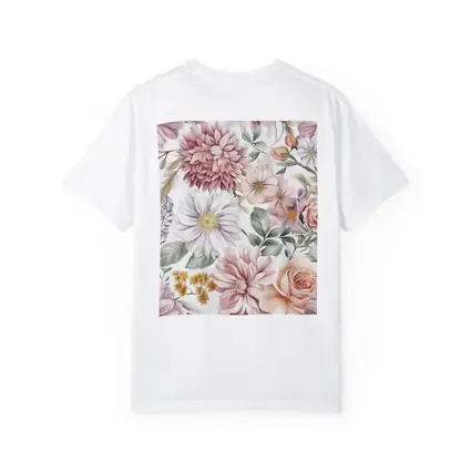 Watercolor Roses Dahlias Daisies Floral Pattern