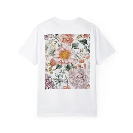 Watercolor Peonies Roses Daisies Floral Pattern