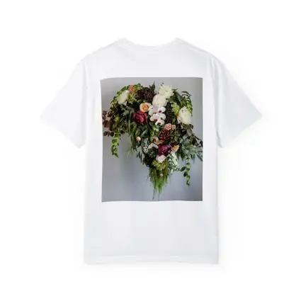 Dark Floral Bouquet Orchids Peonies Roses Green