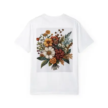Autumn Wildflower Bouquet Botanical Illustration Art
