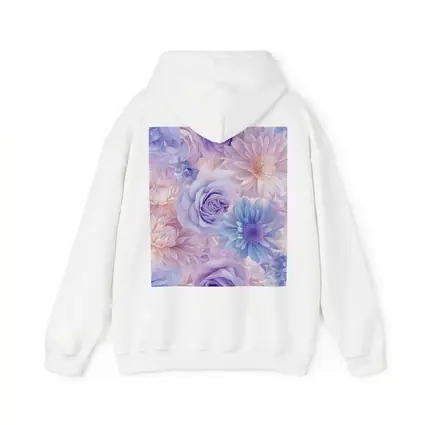 Pastel Roses Daisies Soft Floral Pattern