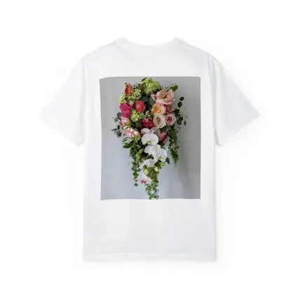 Cascading Orchid Rose Peony Floral Bouquet