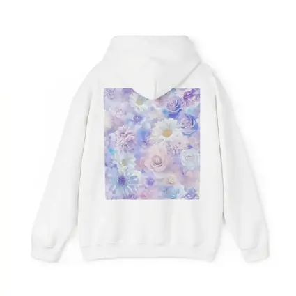 Soft Pastel Roses Daisies Floral Pattern