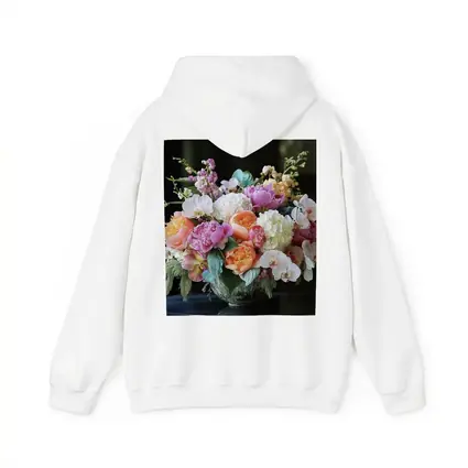 Peonies Orchids Hydrangea Bouquet Dark Background