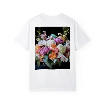 Peonies Orchids Hydrangea Bouquet Dark Background