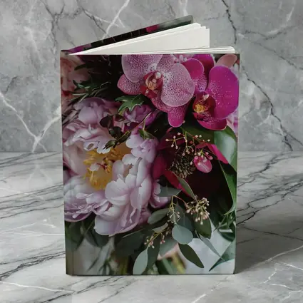 Pink Peonies Orchids Lush Floral Bouquet