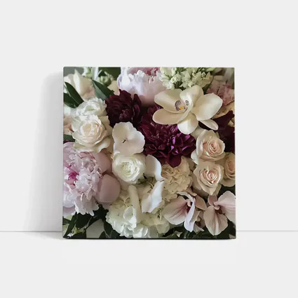 Peonies Roses Orchids Dahlia Floral Bouquet