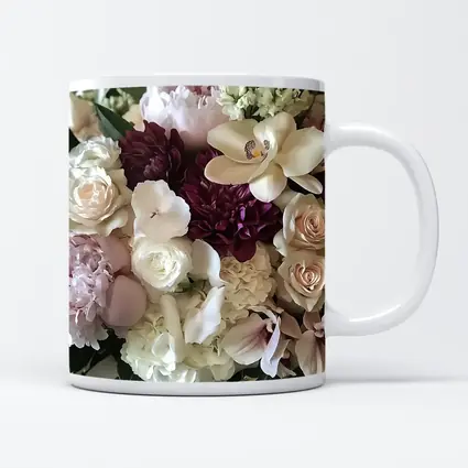 Peonies Roses Orchids Dahlia Floral Bouquet