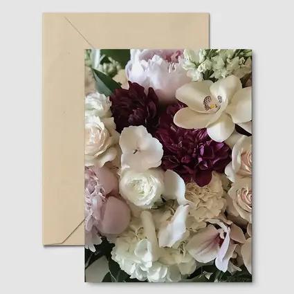 Peonies Roses Orchids Dahlia Floral Bouquet