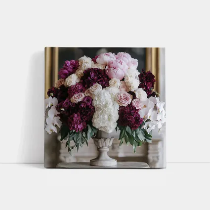 Peonies Hydrangea Roses Orchids Elegant Arrangement