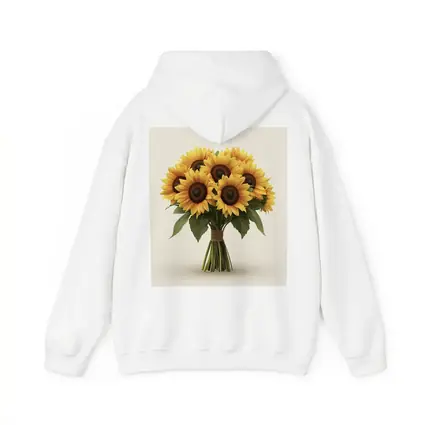 Sunflower Bouquet Tied With Twine Beige