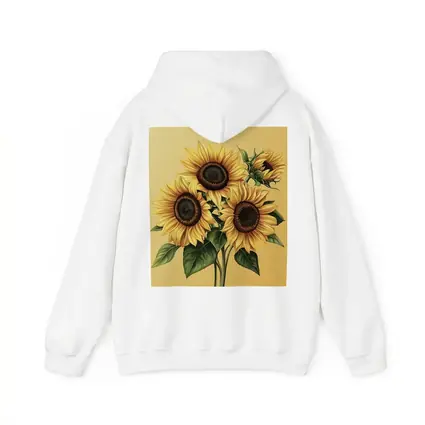 Sunflower Bouquet Illustration Yellow Warm Background