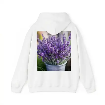 Lavender Flowers Bouquet In Metal Bucket