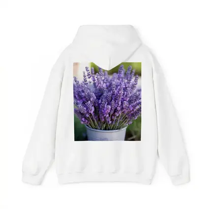 Lavender Bouquet in Silver Bucket Garden