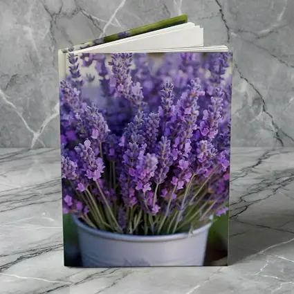 Lavender Bouquet in Silver Bucket Garden