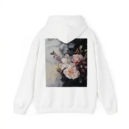 Peonies and Lilies on Dark Marble