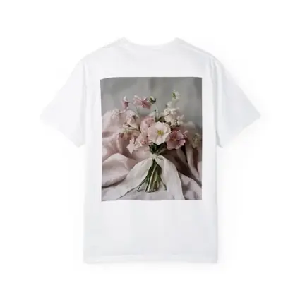 Pink Ranunculus Bouquet Soft Linen Background