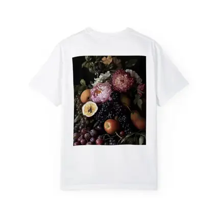Dark Floral Still Life Fruit Botanical Art