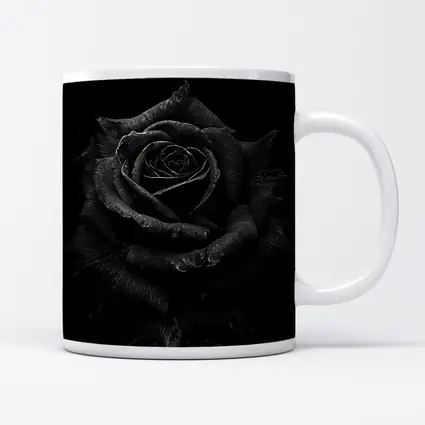 Black Rose Dark Moody Floral Photography