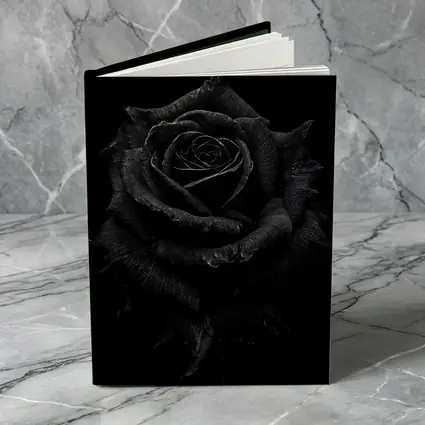 Black Rose Dark Moody Floral Photography