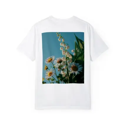 Daisies And Lily Of The Valley Blue Sky
