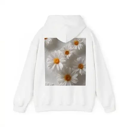 White Daisies Scattered On Textured Background