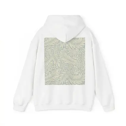 Botanical Leaf Floral Pattern Soft Blue