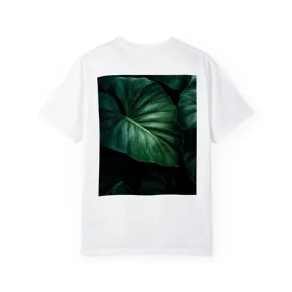 Dark Green Tropical Elephant Ear Leaves