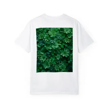 Dense Green Floral Wall Art Nature
