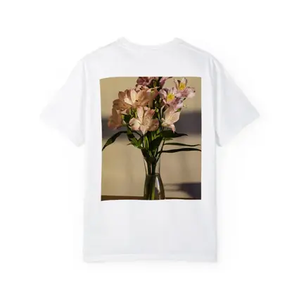 Pink Alstroemeria Bouquet in Glass Vase