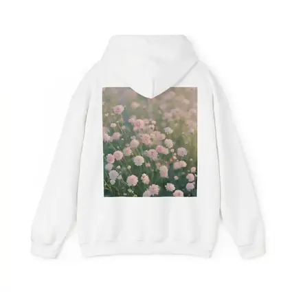 Pink Wildflowers Soft Dreamy Field Background