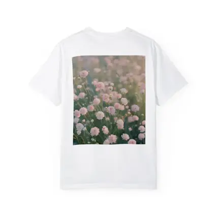Pink Wildflowers Soft Dreamy Field Background