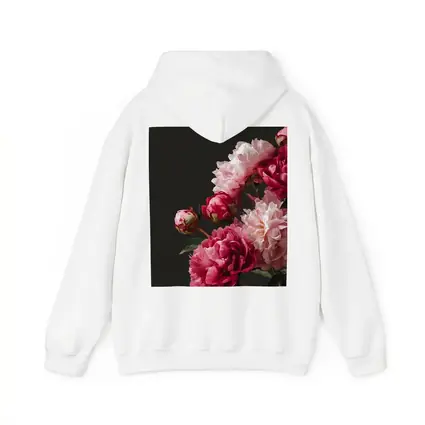 Pink Peonies Bouquet On Dark Background