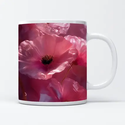 Pink Poppy Flowers Soft Dreamy Floral