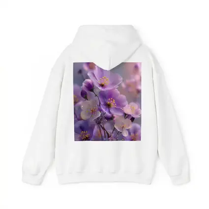 Purple Wildflowers Soft Dreamy Bokeh Background