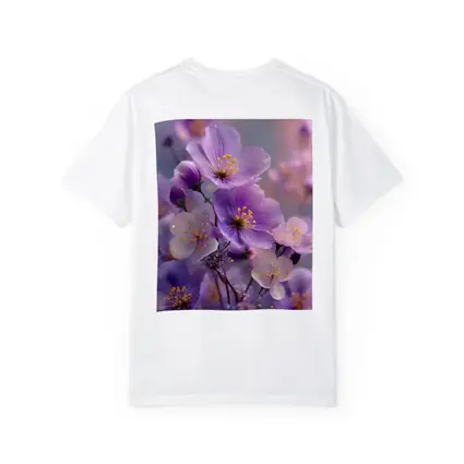 Purple Wildflowers Soft Dreamy Bokeh Background
