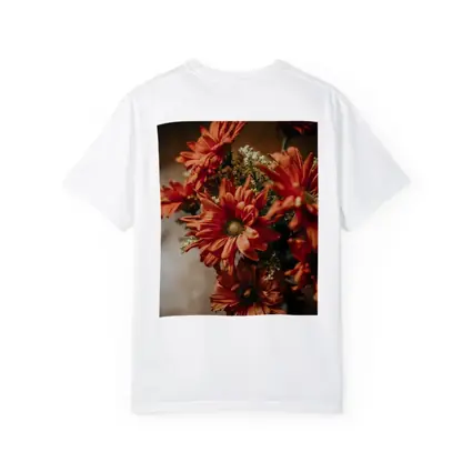 Red Chrysanthemums Bouquet Warm Dark Background