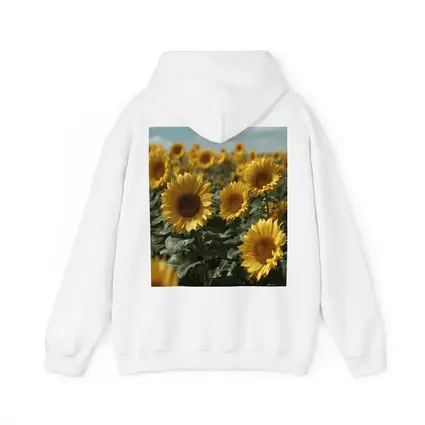 Sunflower Field Under Bright Blue Sky