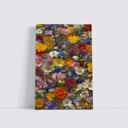 Colorful Wildflower Mix Dense Floral Arrangement