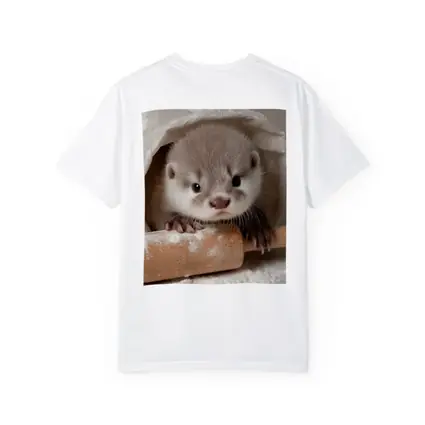 Baby Otter With Rolling Pin Flour