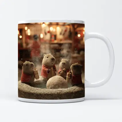 Capybaras Hot Spring Japanese Winter Festival