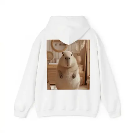 Capybara Standing In Cozy Boho Interior