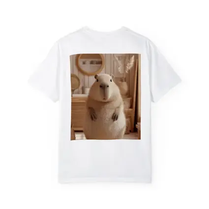 Capybara Standing In Cozy Boho Interior