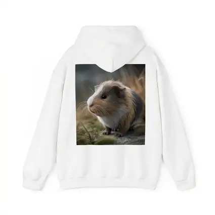 Guinea Pig Close Up Outdoor Grass Setting