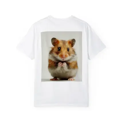 Syrian Hamster Portrait On White Background