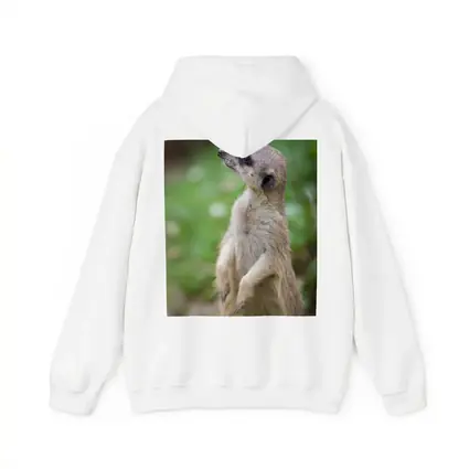 Meerkat Standing Alert Green Nature Background