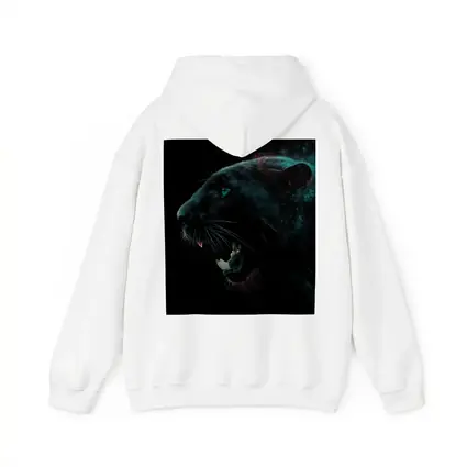 Black Panther Roaring Dark Cosmic Background