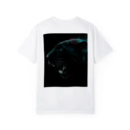 Black Panther Roaring Dark Cosmic Background