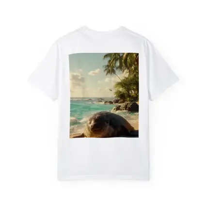 Seal Pup Resting on Tropical Beach Shore