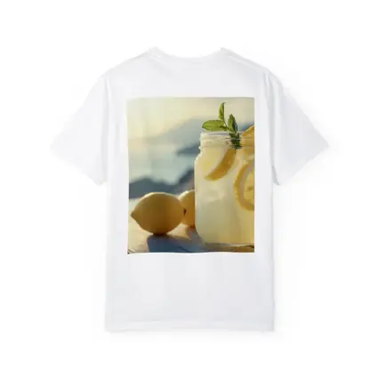 Lemonade Mason Jar Sunny Coastal Setting